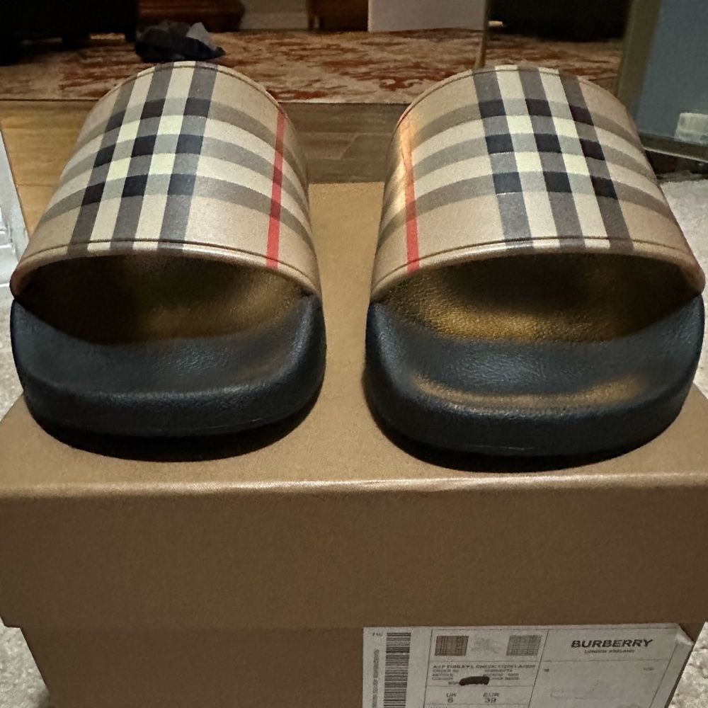 Authentic Burberry Slides